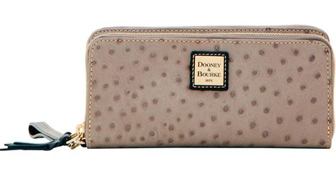 dooney and bourke ostrich wallet|dooney and bourke gray wallet.